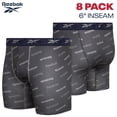 thumbnail image 3 of Pack de 8 bóxers tipo brief Reebok Ultrasoft Stretch, talle L, 3 of 6