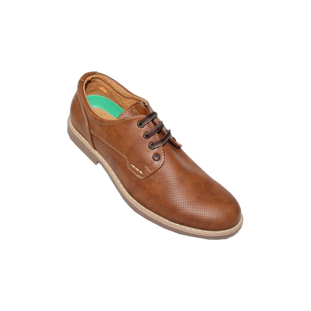 ZAPATO CASUAL VESTIR LEON HOMBRE CABALLERO CAFE NOBUCK 9515G1 Leon 9515G1
