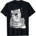 thumbnail image 1 of Y2K Funny Chubby Cat Meme - Camiseta de humor retro vintage de gatito, 1 of 2