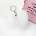 thumbnail image 2 of Heart Shape Hair Pendant Handbag heart shape Decor Keychain Key Buckle Ring Shoulder Bag Hanging Ornaments, 2 of 5