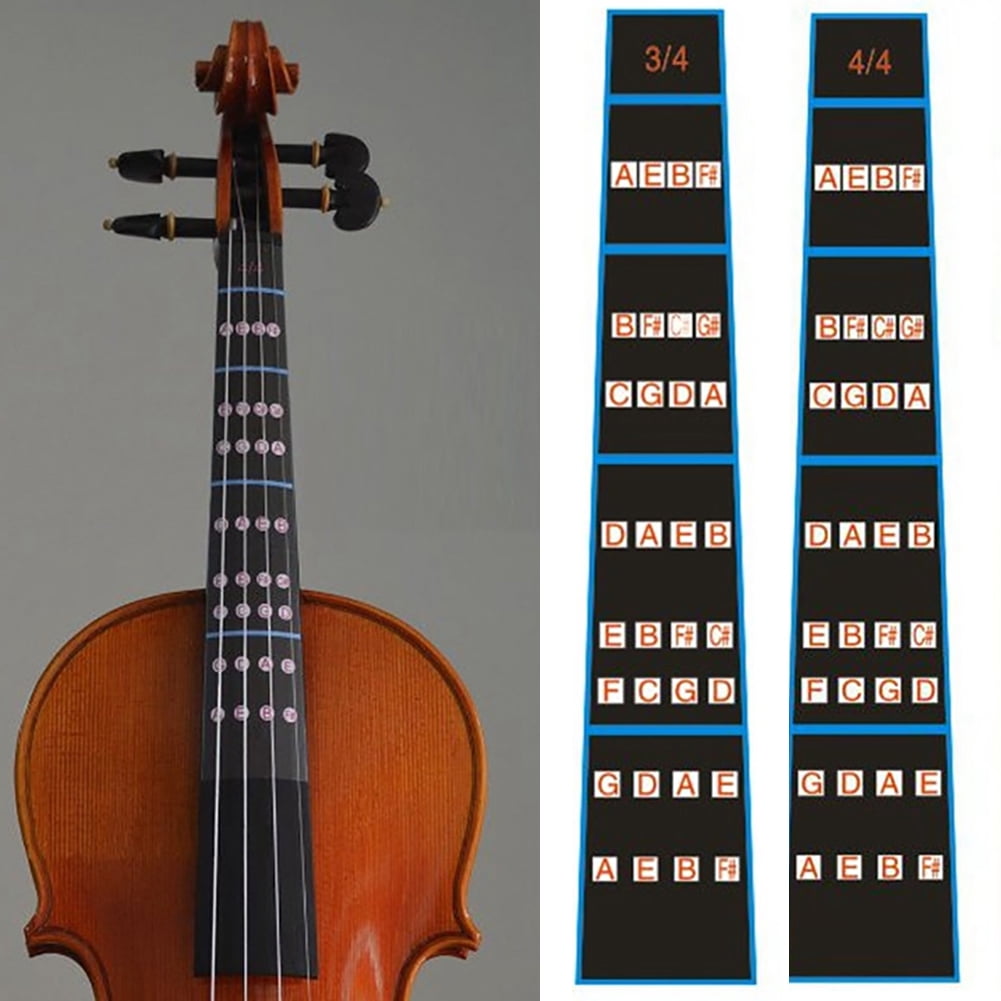 printable violin finger chart