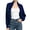 Dark blue, variant on Long Sleeve Open Front Women's Bolero Shrug Sweater Knitted Cropped Cardigan Y2K Tops