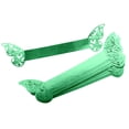thumbnail image 2 of 20x anillos de mariposa para servilletas, decoraciones, servilleteros, hebillas para servilletas para cocina, restaurante, centros de mesa, recepción Verde reflectante, 2 of 8
