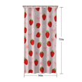 thumbnail image 5 of Strawberry Plants Fruit Flower Bow Shower Curtain 36"x72" ,Bathroom Decorative Shower Curtains Set with 12 Hooks,Modern Waterproof Washable Shower Curtain, 5 of 6