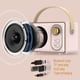 thumbnail image 3 of Altavoces estéreo inalámbricos retro, altavoces portátiles Bluetooth vintage con sonido potente, 3 of 7