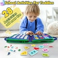 thumbnail image 5 of Busy Board - Montessori Busy Book for Kids, Preschool Learning Activities Book, Educational Toy for Travel, Learning Motor Skills, 5 of 7