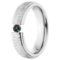 thumbnail image 2 of Mystic Topaz 5mm Stainless Steel Custom Tension Set Ring, 2 of 3