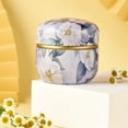 thumbnail image 3 of SDFGTstore Decorative Small Tin Metal Canister for Teas Coffee Candy Storage Tinplate Sealed Jar with Lid and Elegant Pattern, 3 of 11