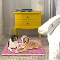 thumbnail image 3 of Darzheoy Dog Crate Pad Ultra Soft Dog Cat Bed Mat with Cute Prints Reversible Fleece Dog Crate Kennel Pad Cozy Washable Thickened Pet Bed Mat for Small Animals 20x14 inch, 3 of 3