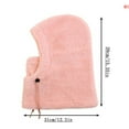 thumbnail image 3 of 3 in 1 Beanie Hat for Little Girls, Girls Balaclava Winter, Upgraded 3-in-1 Cold Knitted Hats Wind Resistant Hooded Scarf, 3 of 3