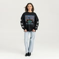 thumbnail image 3 of Women's Gameday Couture  Black Florida Gators Pure Victory Relaxed Rhinestone Pullover Sweatshirt, 3 of 4