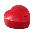 thumbnail image 1 of YWIYIUD 1PC Red HeartShaped Box for Plush Toy 30 Seconds Festival Voice Recorder Push Button Recordable Device Sound Module for Gifts Recording Voice Message, 1 of 8