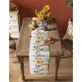 thumbnail image 5 of Ldtrchee Daisies Flowers Table Runner 36 Inches, Farm Spring Lavender Oil Painting Bed Runner Dresser Scarves Tabletop for Indoor Outdoor Parties/Ceremony/Banquet, 13"x 36", 5 of 8