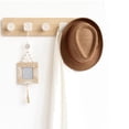 thumbnail image 2 of Perchero De Pared Perchero De Madera Perchero De Pared Multiusos Con 5 Ganchos Diseño Para Dormitorio Baño Guardarropa seitruly TO004928-00, 2 of 7