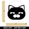 thumbnail image 2 of Round Cat Face Skeptical Self-Inking Rubber Stamp Ink Stamper - UV Ink - Mini 1/2 Inch, 2 of 7