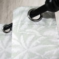 thumbnail image 3 of Ambesonne Abstract Grommet Curtain, Sketchy Palm Jungle, 50" x 108", Green and White, 3 of 6