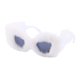 thumbnail image 4 of Gafas de sol con forma de ojo de gato difusas, creativas, cómodas, ligeras y suaves para niñas. Blanco, 4 of 9