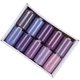 thumbnail image 3 of Juego de hilos de coser Ticfox 10 rollos 300 yardas kit morado, 3 of 14