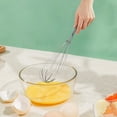 thumbnail image 6 of Summercome Stainless Steel Whisk, 12" Kitchen Whisk Balloon Whisk, Kitchen Wisk, Wire Whisks for Cooking Whisking Blending Beating Stirring, Lightweight and Durable, 6 of 9