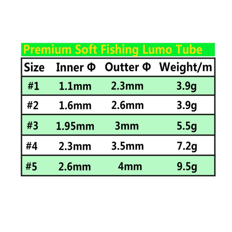 Soft Light Tackle 2m/bag Silicone Rig Protection Tubes Glow Pipe Fishing  Luminous Tube Fishing Sleeves 3(3.0MM)