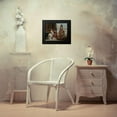 thumbnail image 4 of Tiepolo, Giovanni Battista 18x15 Black Modern Framed Museum Art Print Titled - Alexander the Great and Campaspe in the Studio of Apelles, 4 of 5