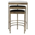 thumbnail image 5 of Bowery Hill Modern Nesting Table in Antique Gold (Set of 3), 5 of 8