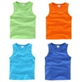 thumbnail image 5 of KYAIGUO Baby Infant Boys Cotton Undershirt Vest Toddlers Kids Summer Sleeveless Tank Tops Casual Solid Color Vest T-Shirts for 9M-10Y, 5 of 8