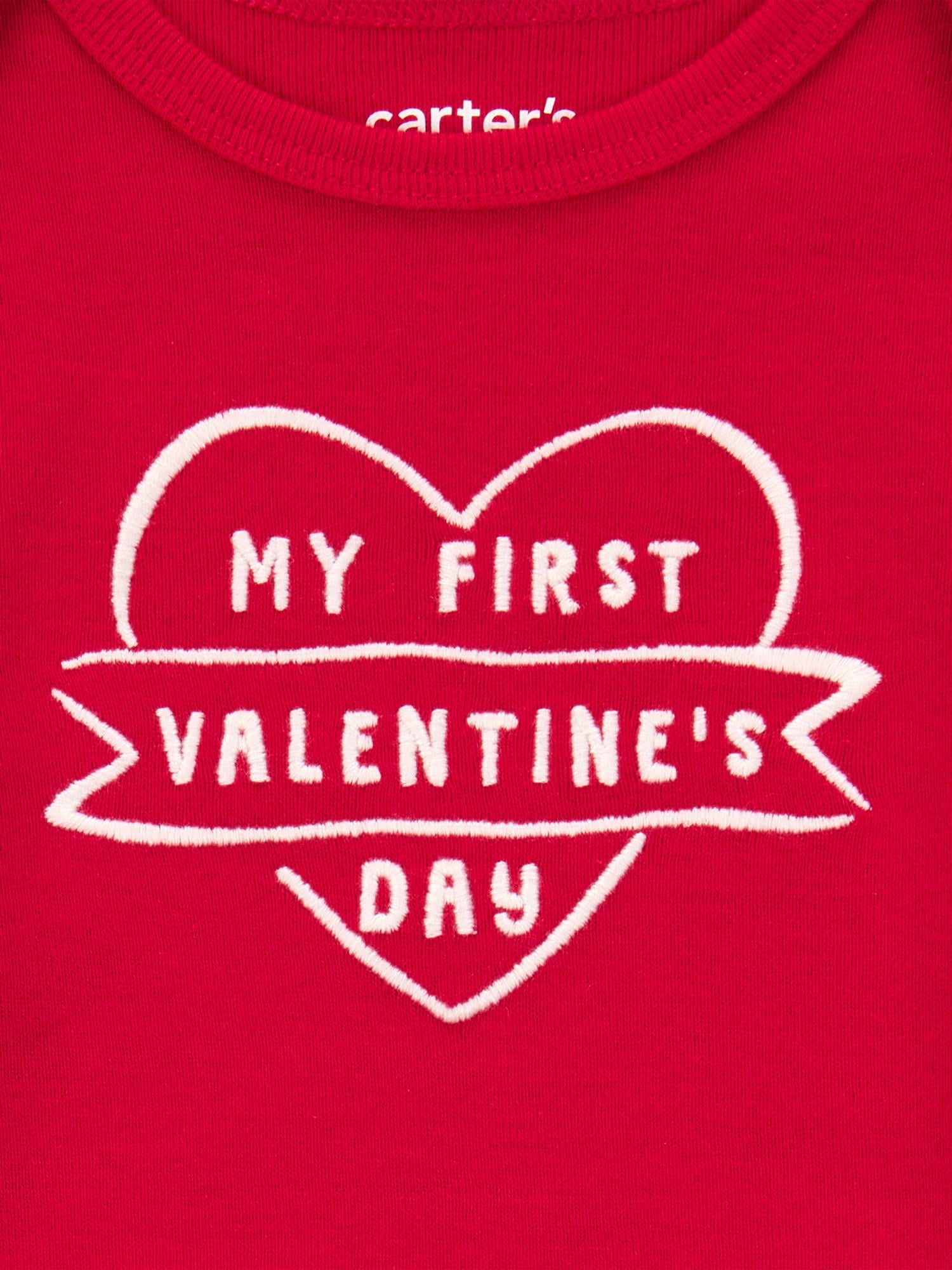 Carter's Child of Mine Baby Unisex Valentine's Outfit Set, 2-Piece, Sizes Newborn-12 Months