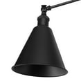 thumbnail image 6 of Plug-in Wall Sconces, Dimmable Black Wrought Iron Wall Light, Plug in Cord with On Off Switch Swing Arm Retro Vintage Wall Lamp Wall Mount Light Sconces, 6 of 9