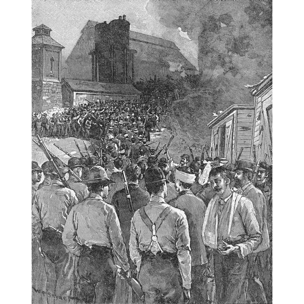 Homestead Strike 1892 Poster Print By Science Source 18 X 24 homestead-strike-1892-poster-print-by-science-source-18-x-24