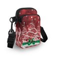 thumbnail image 3 of HELLHERO Line Christmas Tree Shoulder Bag, Women Adjustable Shoulder Strap, Travel, Outdoor and Daily Use Polyester 4.33"x1.97"x7.09", 3 of 7