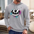 thumbnail image 1 of WILLBEST Sudaderas para Hombre, Moda Masculina, Informal, con Estampado Parcial, con Capucha, Manga Larga, con Cordón, Suéter con Capucha XXGrande, 1 of 3