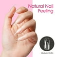 thumbnail image 4 of Gellen Medium Coffin Fake Nail Tips for Press on Nails, 504Pcs Soft Gel Tips for Nail Extensions Full Cover Pre-shaped 12 Sizes Clear False Nails for Nail Art, 4 of 8