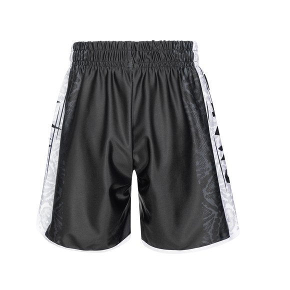 TiaoBug Muay Thai BJJ Jiu Jitsu Shorts Kids Boys Girls Boxing Kickboxing MMA Training Trunk Grappling Fight Shorts Type A 7-8
