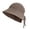 Coffee, variant on Straw Hat with Bow Only Moment Womens Beach Sun Straw Hat Blended Fabric Foldable Summer Wide Brim Packable Sun Hat Womens Travel Straw Fedora Hat Coffee,One Size