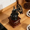 thumbnail image 5 of WIFKLSIIPG Style Manual Coffee Grinder Retro Wooden Mill with Ceramic Core for Home Kitchen, 5 of 5