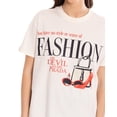 thumbnail image 3 of The Devil Wears Prada Women's Short Sleeve T-Shirt Coconut Milk, 3 of 5