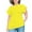 Yellow, variant on Black M WIZUTIZ Crop Tops for Women up to 50% Off Cotton Soft Tops Solid Loose Fit Retro Short Sleeve Shirts Cotton Linen Ladies Blouse Elegant Lightweight Tshirt Plus Size Trendy Round Neck T-shirt