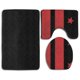 thumbnail image 1 of ABPHQTO Marcar Estrellas y tiras rojas Juego de alfombras de baño de 3 piezas Alfombra de baño Alfombra de contorno y tapa de inodoro ABPHQTO Cont-CHAPPLE-10966, 1 of 2