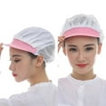 thumbnail image 3 of Mightlink Unisex Breathable Lightweight Elastic Mesh Cap Working Catering Cooking Chef Hat, 3 of 7