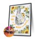 thumbnail image 2 of 5D bricolaje diamante pintura bebé elefante completo cuadrado taladro arte manualidades Rhinestone FLhrweasw Nuevo, 2 of 9