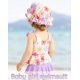 thumbnail image 3 of Traje de baño para bebé Mioglrie de 6 a 12 meses, conjunto de 2 piezas con estampado floral morado, 3 of 5
