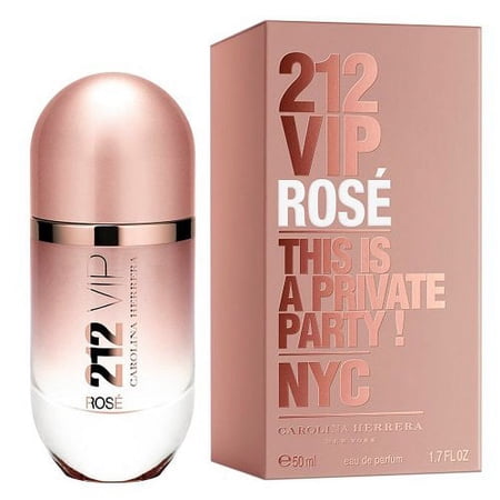 Carolina Herrera 212 Vip Rose Eau de Parfum Spray for Women  1.7 Ounce