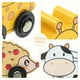 thumbnail image 4 of BRIGHTFUFU Toya de tren de madera en forma de 6 piezas juguetes de madera de madera juguetes para automóviles de madera lindo tren para niños pequeños, 4 of 8