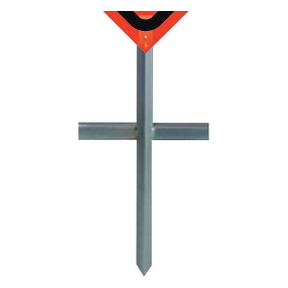 Dicke In-Ground Sign Stand,Steel P100