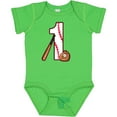 thumbnail image 3 of Inktastic Baseball First Birthday One Year Old Boys or Girls Baby Bodysuit, 3 of 5