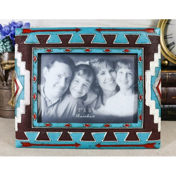 Southwest Meso Mayan Aztec Desktop Or Wall Picture Frame 5"X7"