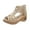 Brown, variant on Women's Rhinestone Platform Wedge Sandals Trendy Heart Cut Out Gladiator Pumps Summer Casual Peep Toe Back Zipper Buckle High Heels Comfortable Walking Shoes