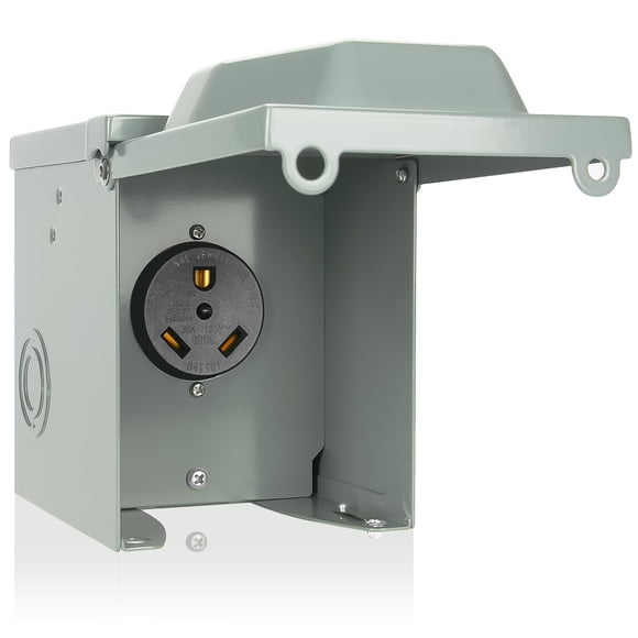 Caja de toma de corriente para vehículos recreativos BEBOBLY, 30 amperios, 125 V, NEMA TT-30R, con certificación UL