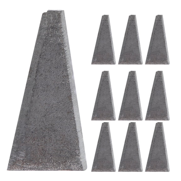 Minkissy 20Pcs Grey Steel Wedges for Carpenter Handle and Hammer Fixing Tool